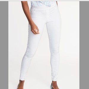 Old Navy White Rockstar Jeggings